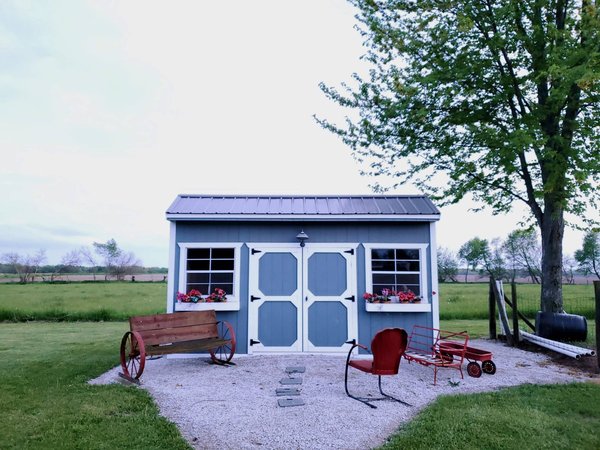 les étapes pour construire une cabane de jardin
